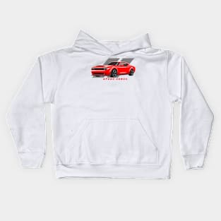 Dodge challenger vol 2 Kids Hoodie